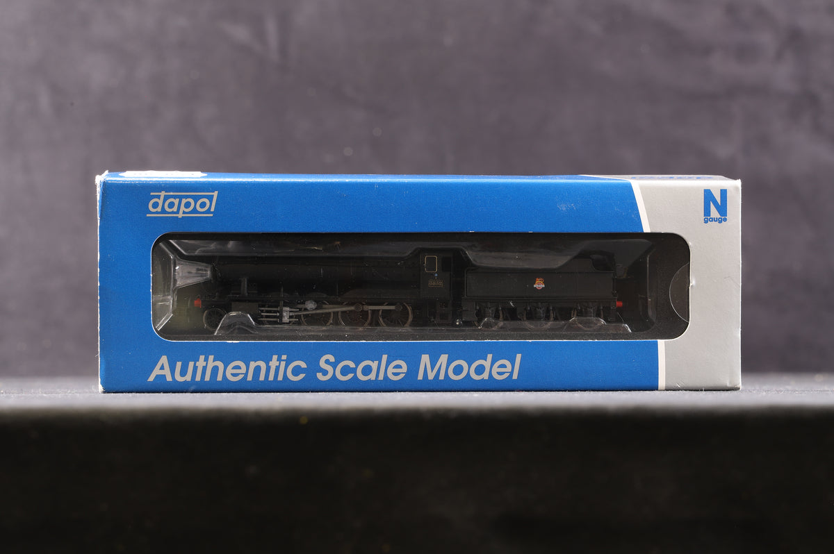 Dapol N 2S-009-003 &#39;3832&#39; 2884 Class 2-8-0 Steam Loco BR Unlined Black w/Early Crest