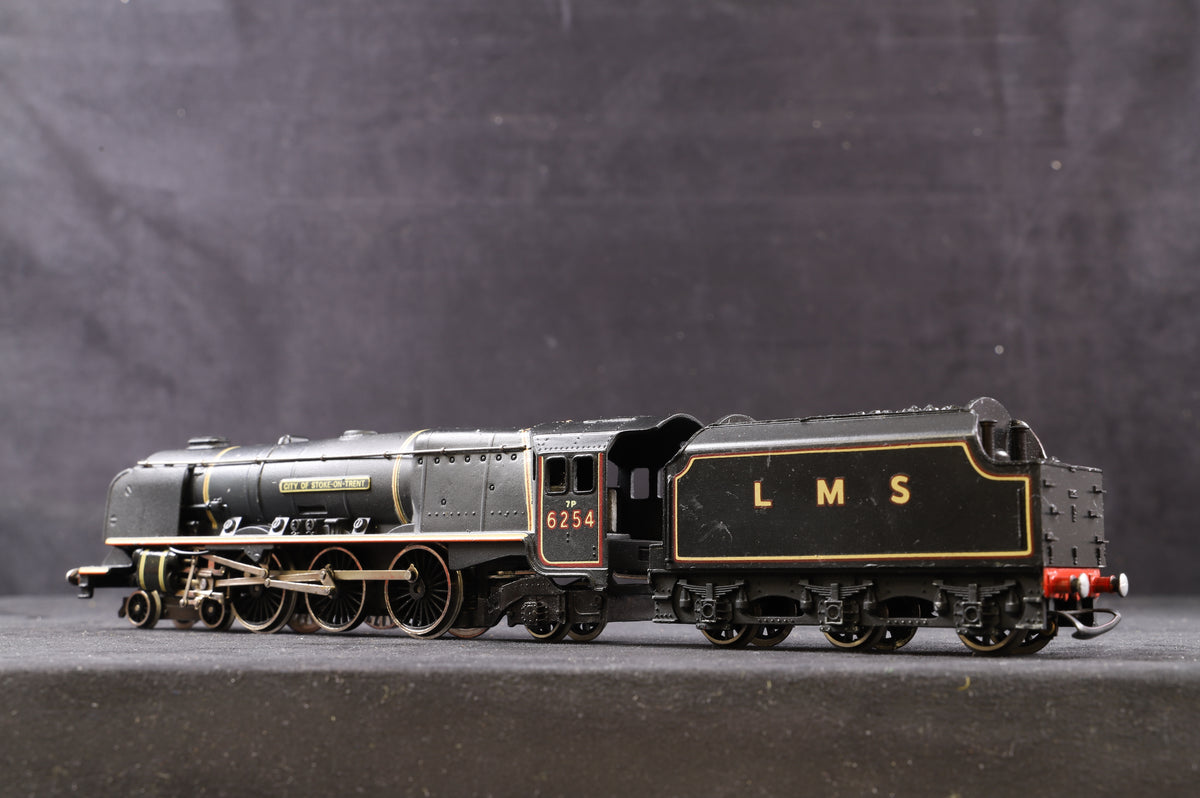 Wrenn OO 4-6-2 Duchess &#39;City Of Stoke-On-Trent&#39; &#39;6254&#39; LMS Lined Black