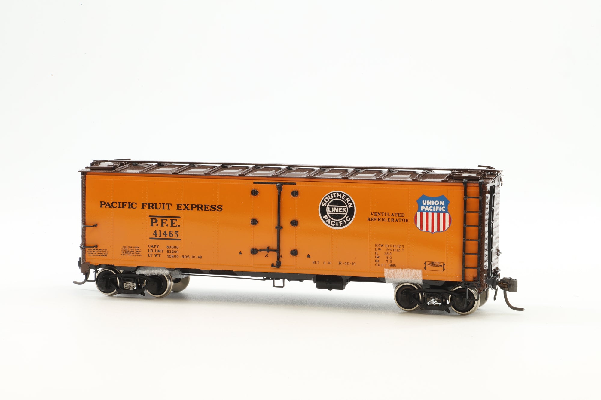 Challenger Imports HO Brass 2136.1 PFE Ice Reefer Class R40-10 '41465'