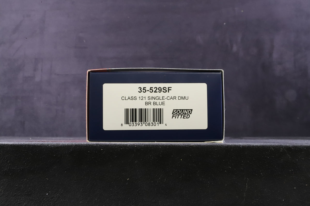 Bachmann OO 35-529SF Class 121 Single Car DMU BR Blue DCC Sound