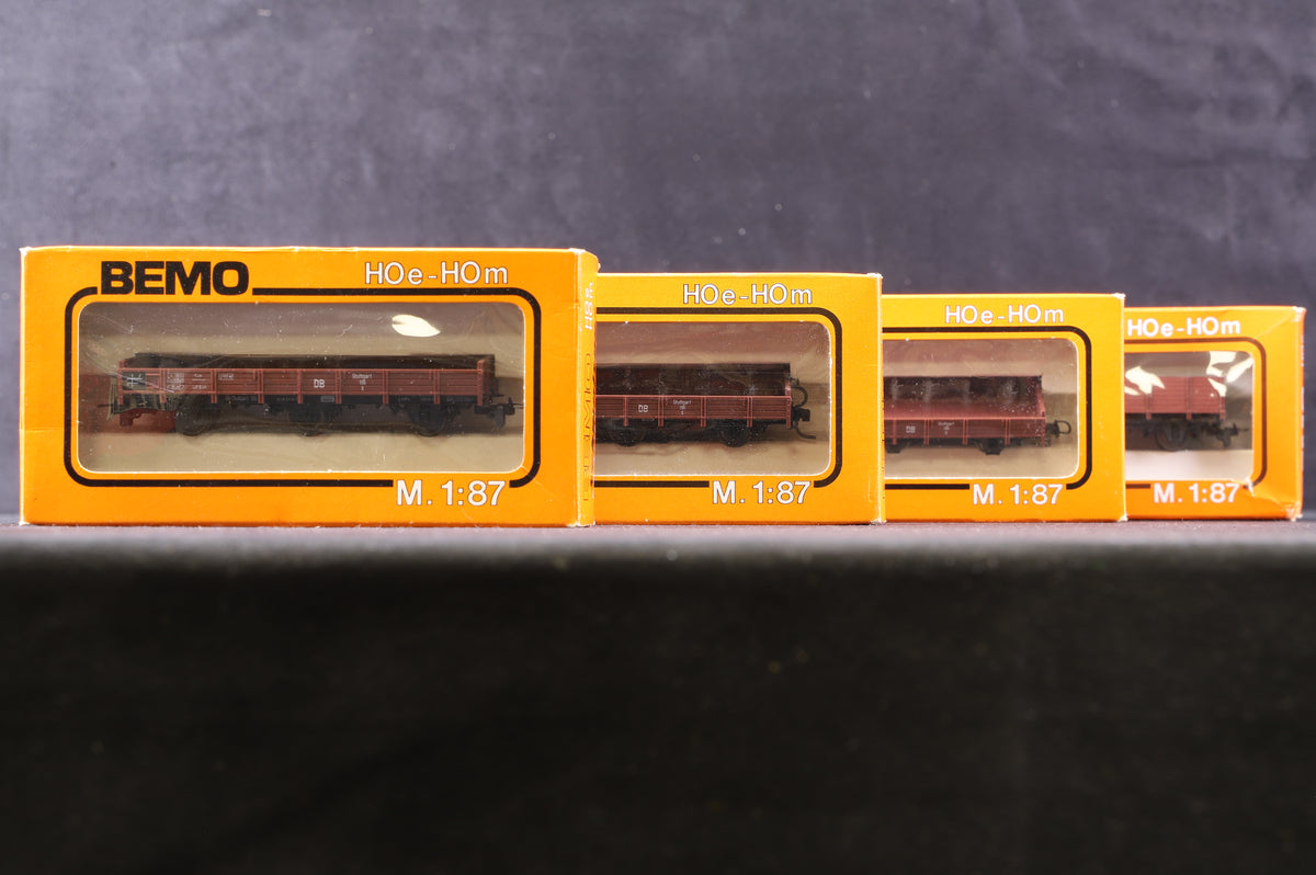 Bemo HOe Rake Of 4 DB Wagons Inc. 2001 &amp; 2007