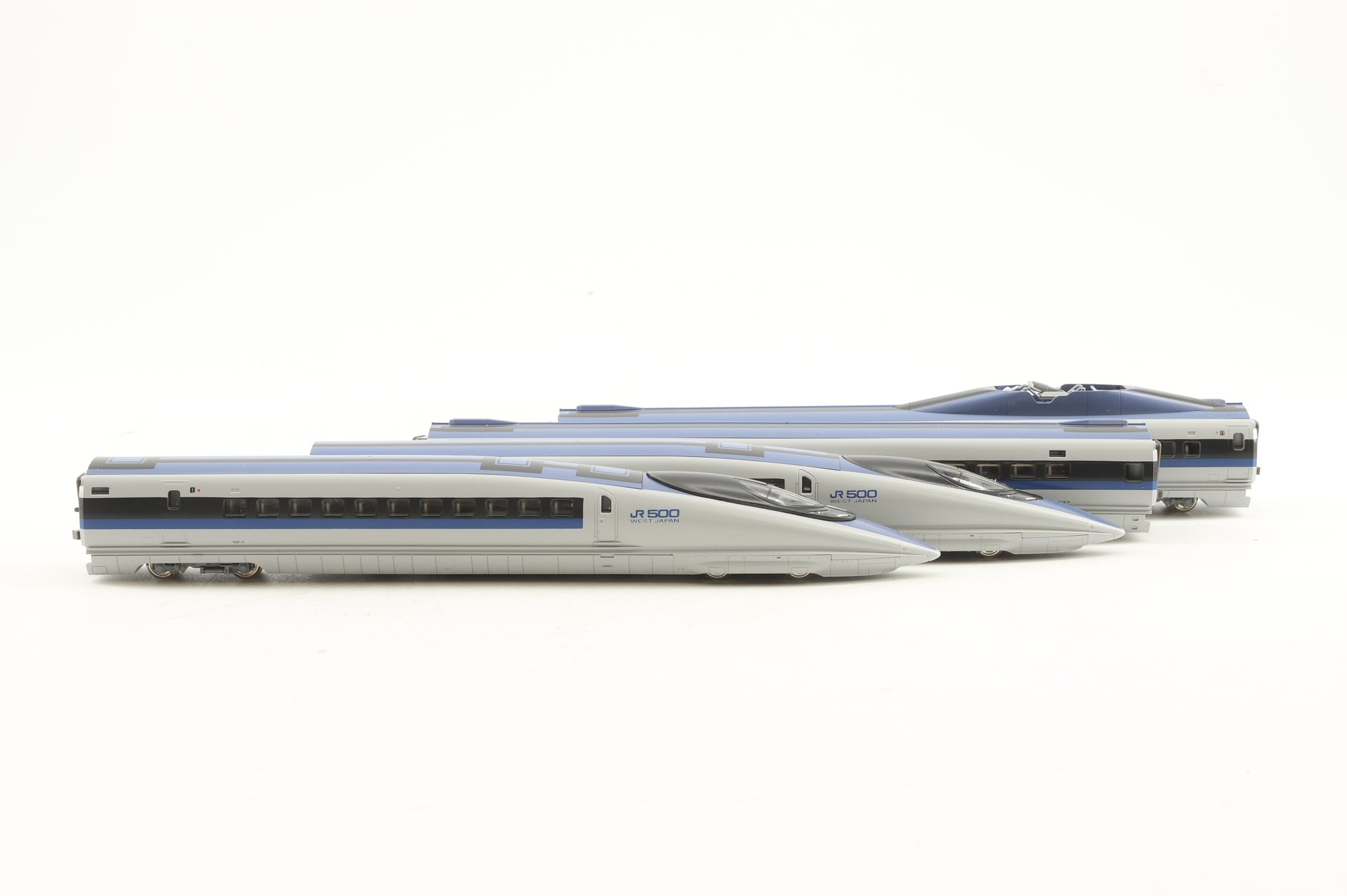Kato N 10-510 Series 500 4-Car Shinkansen in JR West Japan Blue/Grey