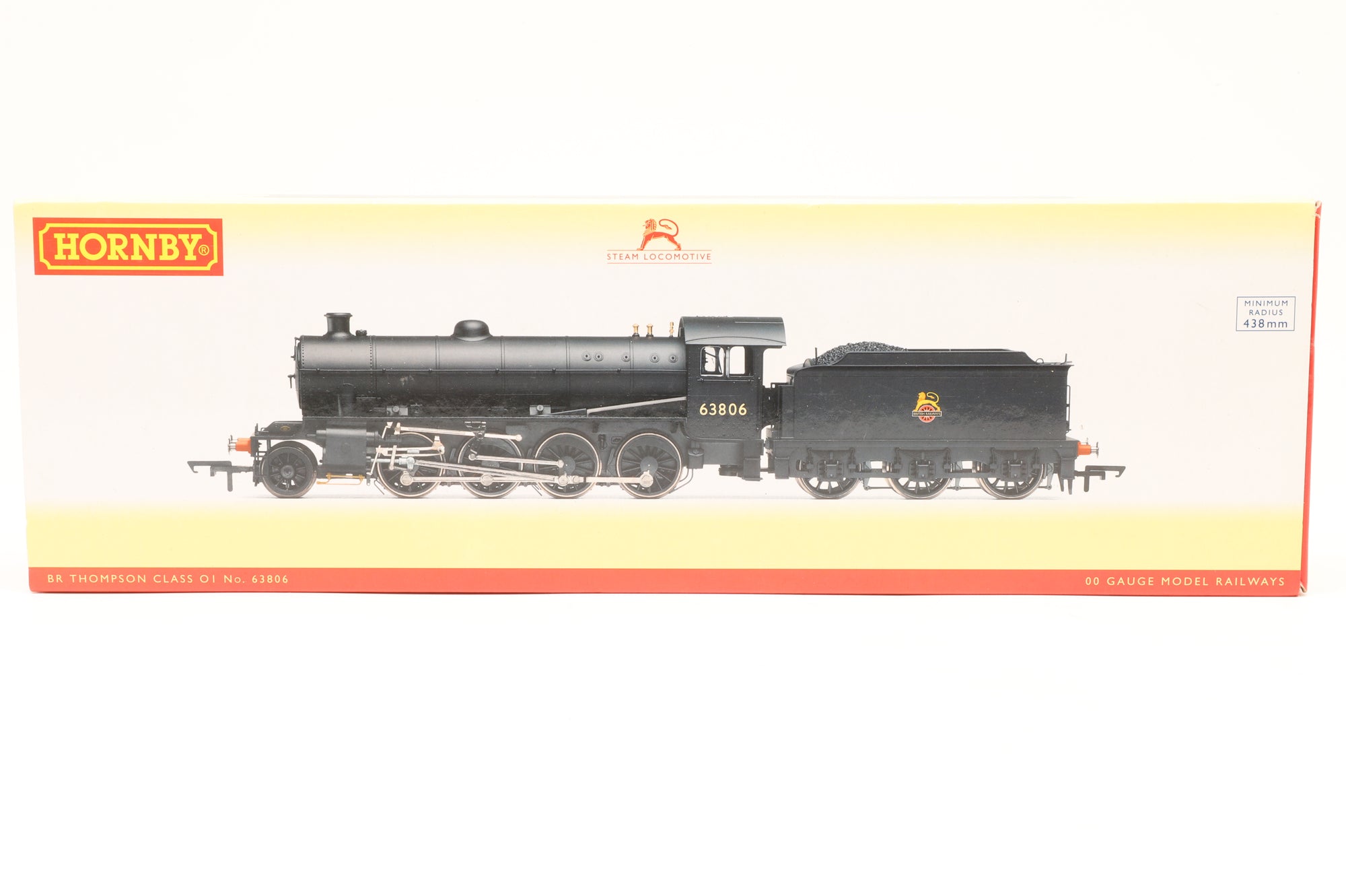 Hornby OO R3730 Thompson O1 63806 in BR Black w/ Early Crests
