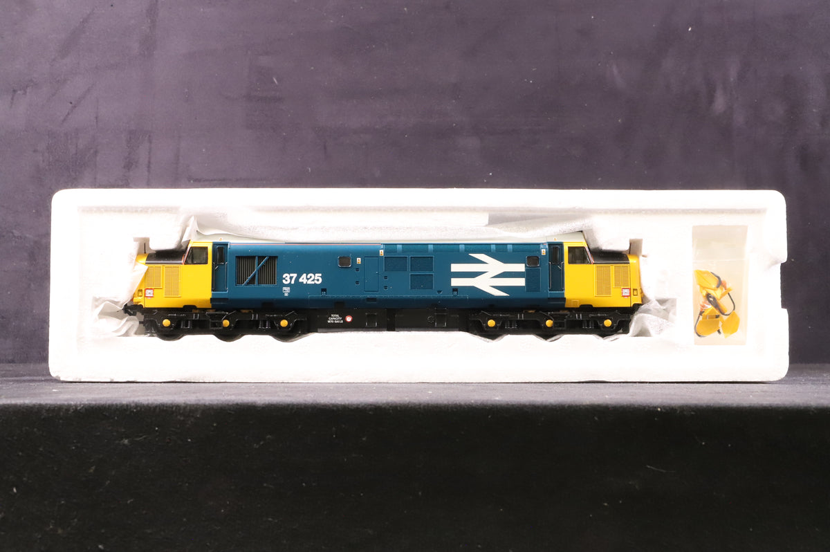 Bachmann OO 32-381X Class 37/4 Diesel Loco &#39;37425&#39; BR Blue Large Logo, Geoffrey Allison Excl.