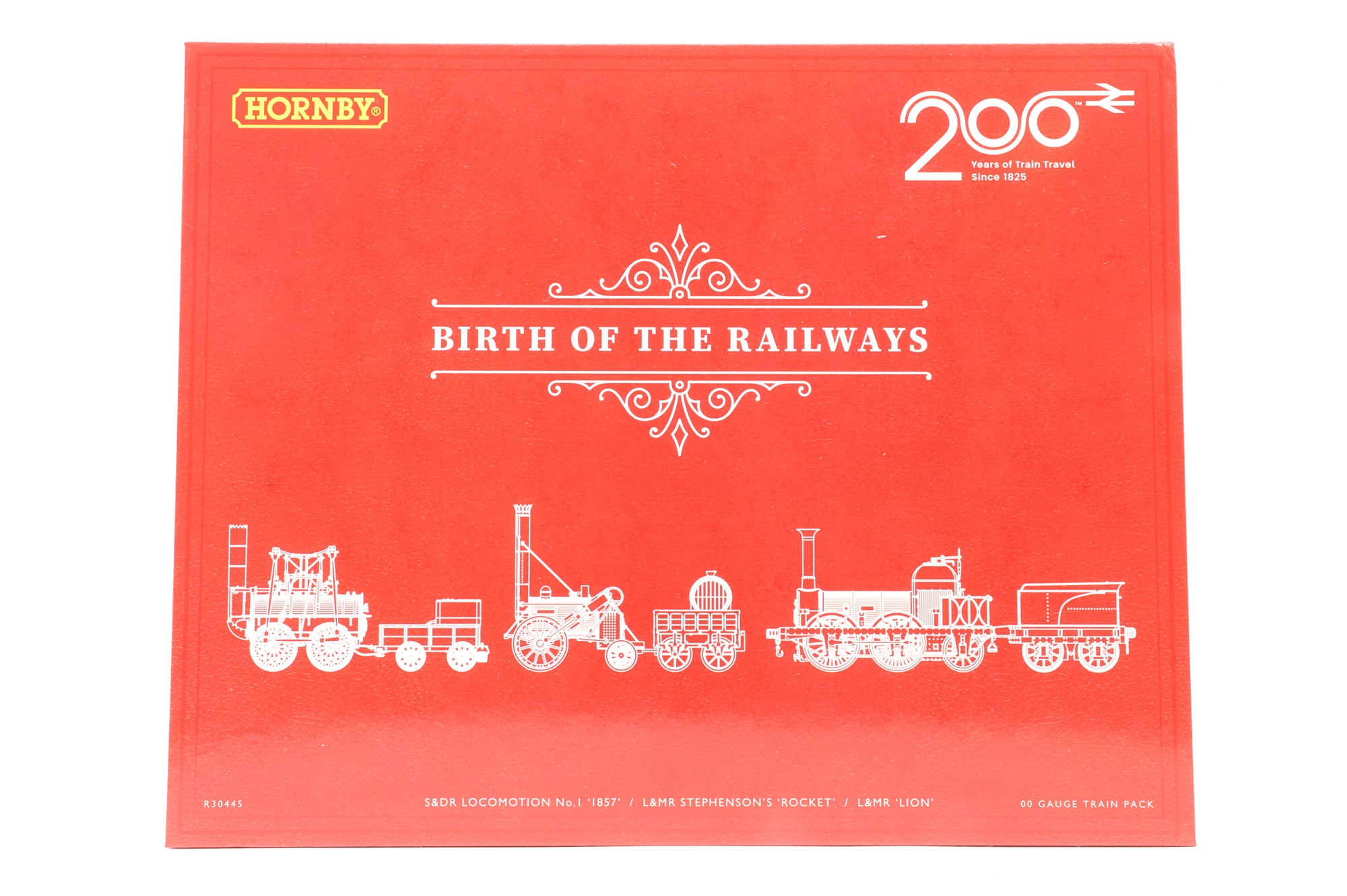 Hornby OO R30445 'Birth of the Railways' Train Pack Incl. 'Lion', 'Locomotion', and 'Rocket'
