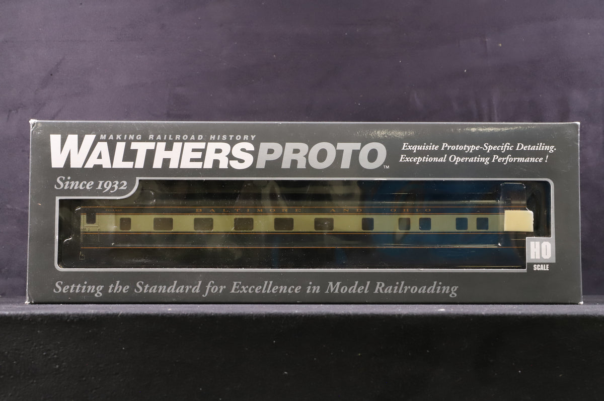 Walthers HO 920-15206 Rake Of 4 85&#39; Baltimore &amp; Ohio Pullmans
