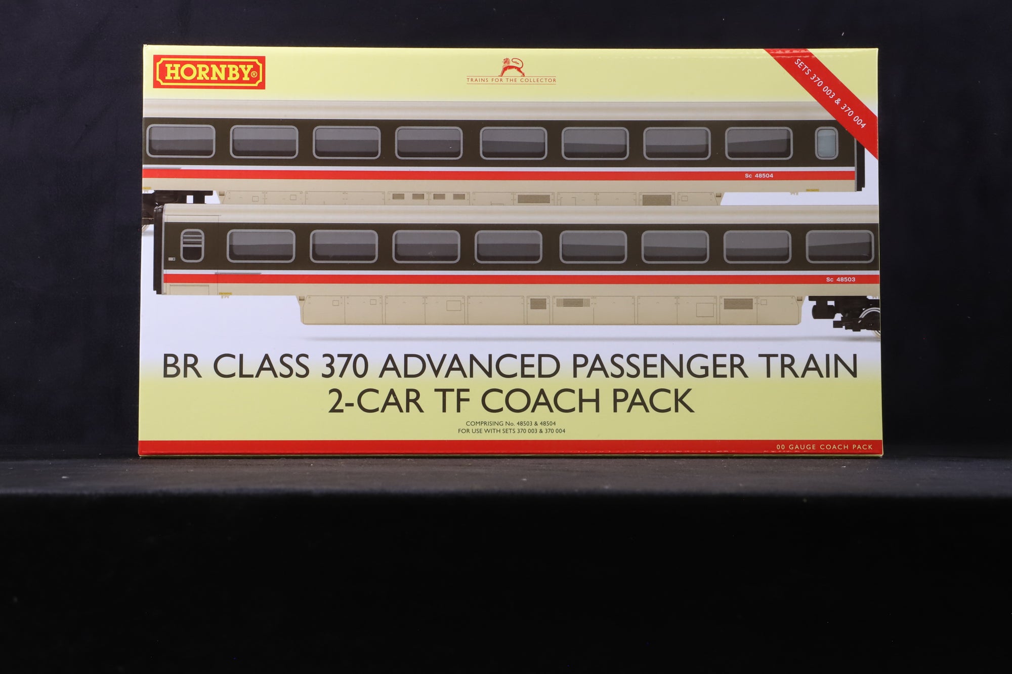 Hornby OO R40014 BR Class 370 Advanced Passenger Train 2-Car TF Coach Pack, '48503' & '48504'