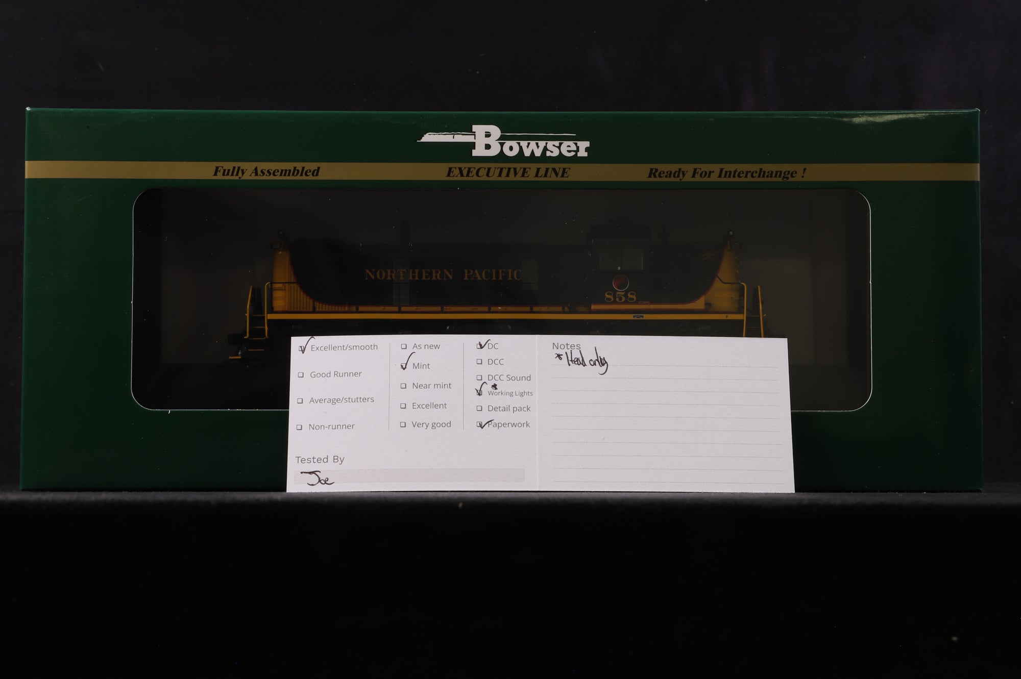 Bowser HO 24674 Alco RS-3 Phase III Northern Pacific '858'