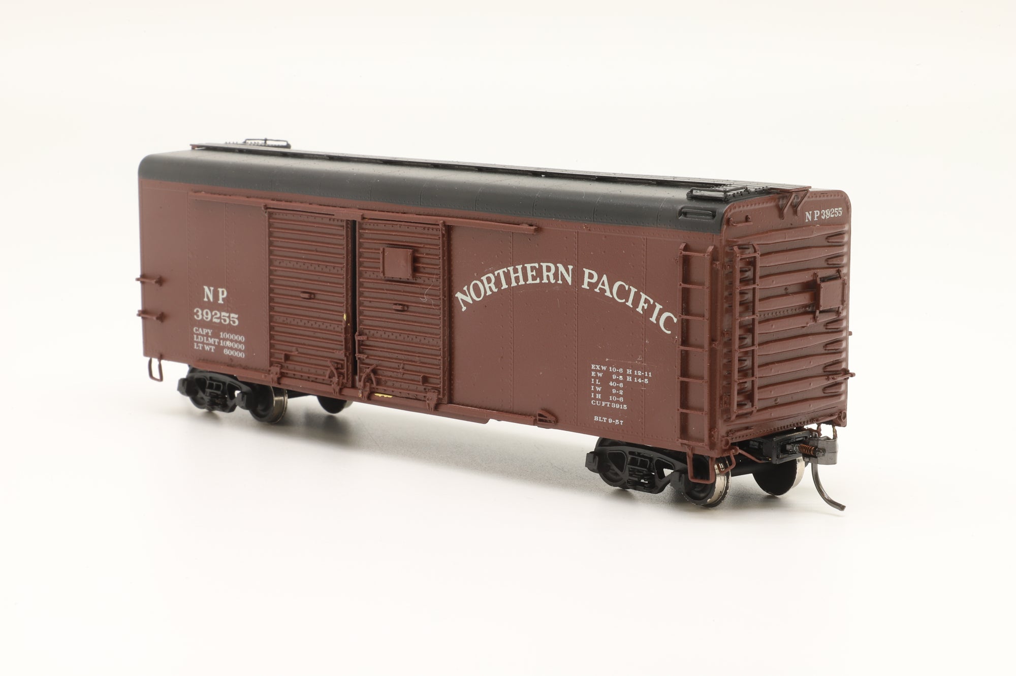 Yulim/W&R Enterprises HO 40' Round Roof Automobile Box Car, Brass Custom Painted & Transferred