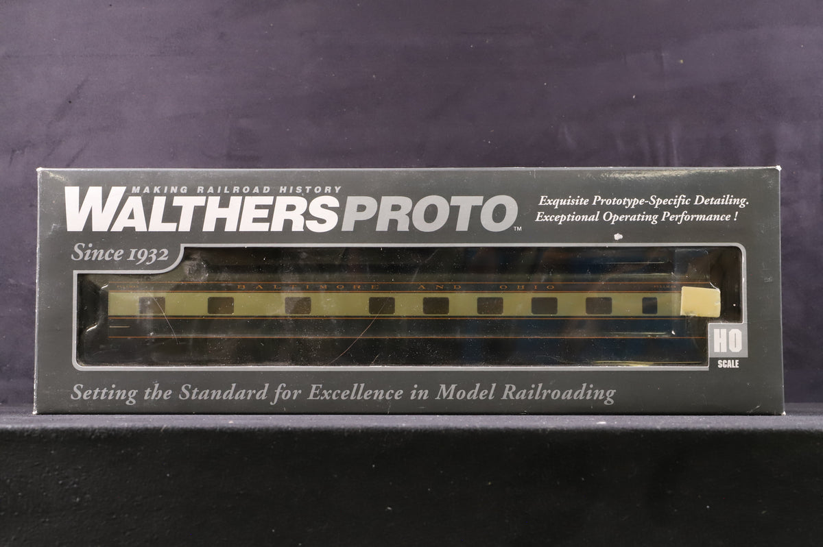 Walthers HO 920-15206 Rake Of 4 85&#39; Baltimore &amp; Ohio Pullmans