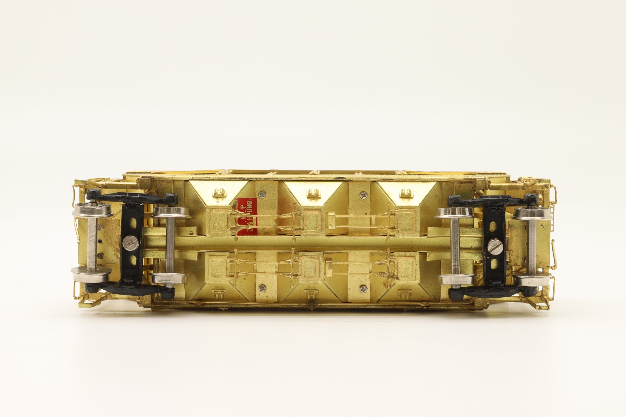 Nickel Plate Products HO Brass PRR H30A Covered Hopper Car - Unpainted
