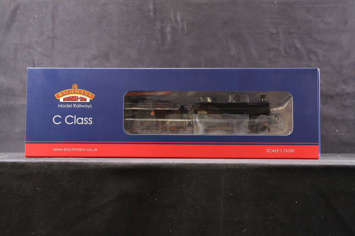 Bachmann OO 31-462 C Class &#39;31086&#39; BR Black E/Emblem