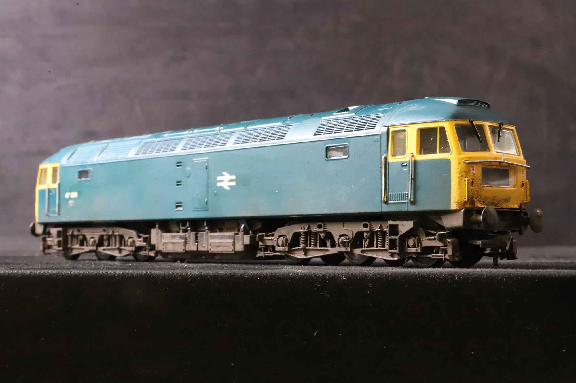 WORKSHOP Heljan OO Class 47 '47606' BR Blue Repainted & Weathered