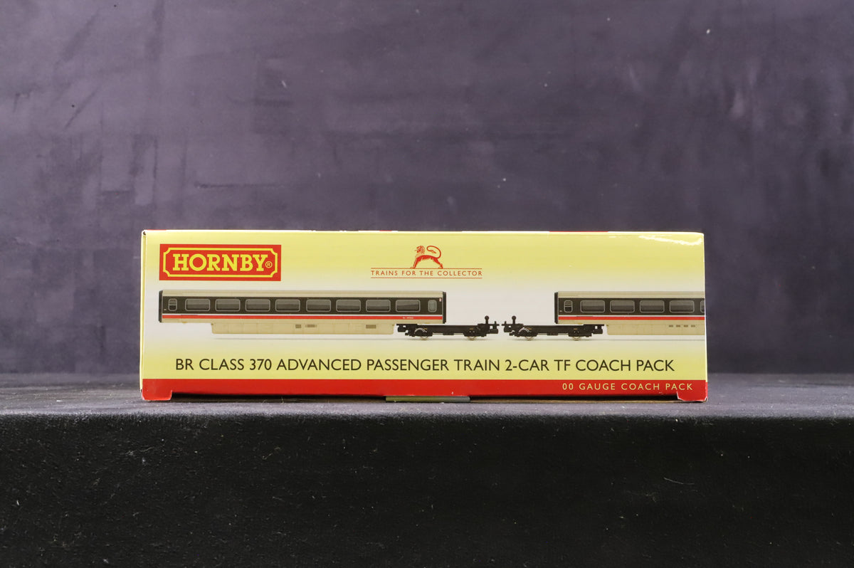 Hornby OO R40014 BR Class 370 Advanced Passenger Train 2-Car TF Coach Pack, &#39;48503&#39; &amp; &#39;48504&#39;