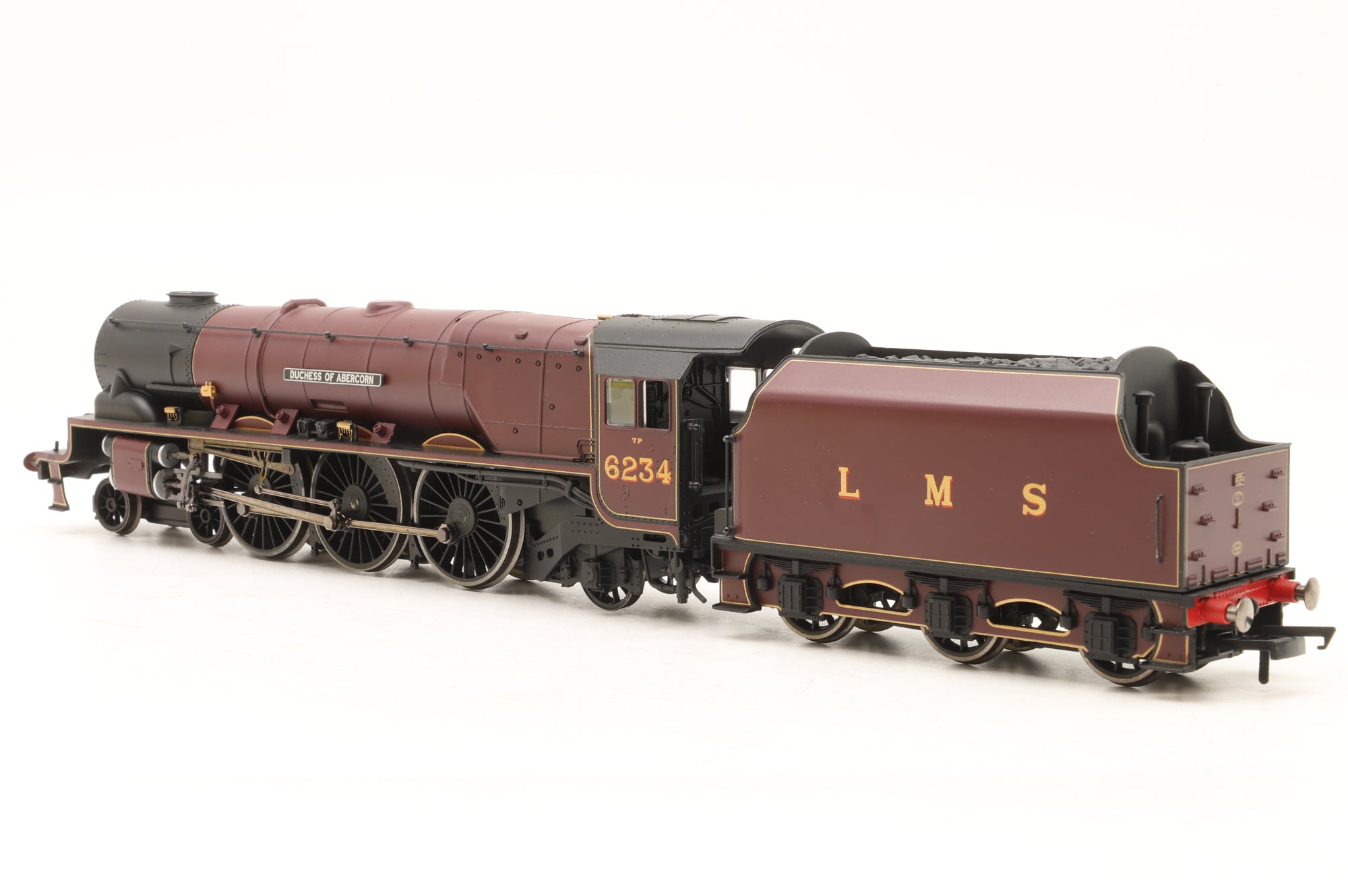 Hornby OO R3119 Princess Coronation Class '6234' LMS Lined Maroon
