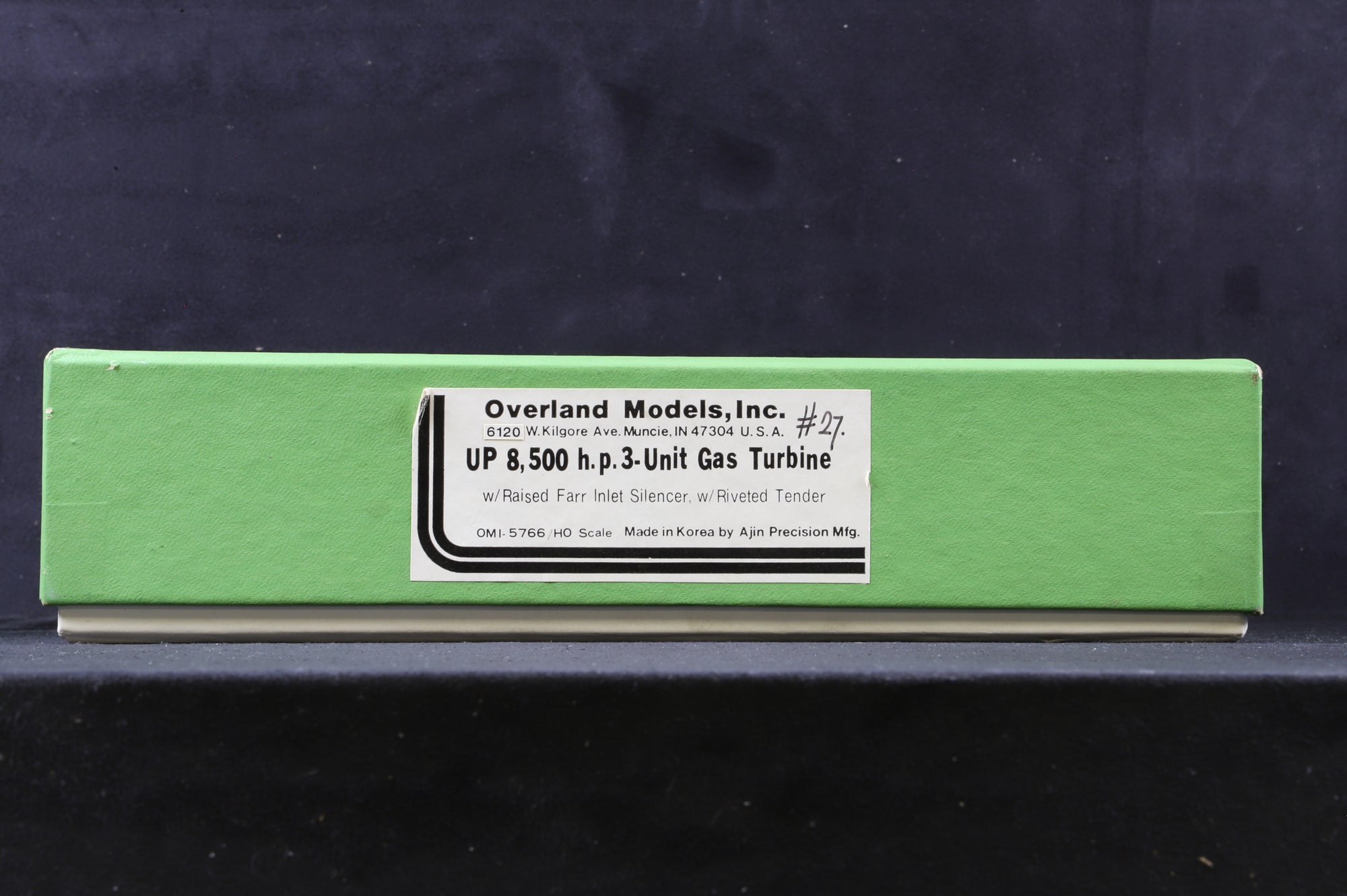 Overland Models Inc. HO Brass OMI-5766 UP 8,500 HP 3 Unit Gas Turbine '27'