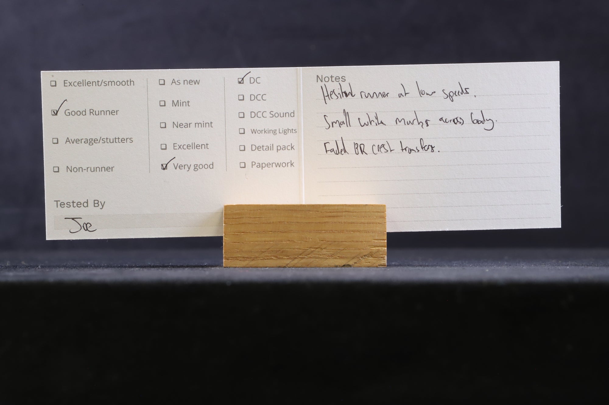 Hornby Minitrix N Gauge 201 Class 2F Dock Tank No.47160 in BR Black w/ Late Crests