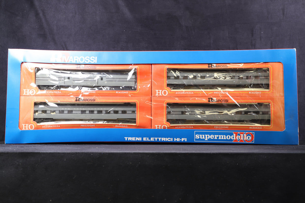 Rivarossi HO 17350 Pack Of 4 New York Central Coaches