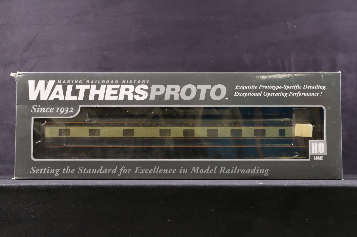 Walthers HO 920-15206 Rake Of 4 85&#39; Baltimore &amp; Ohio Pullmans