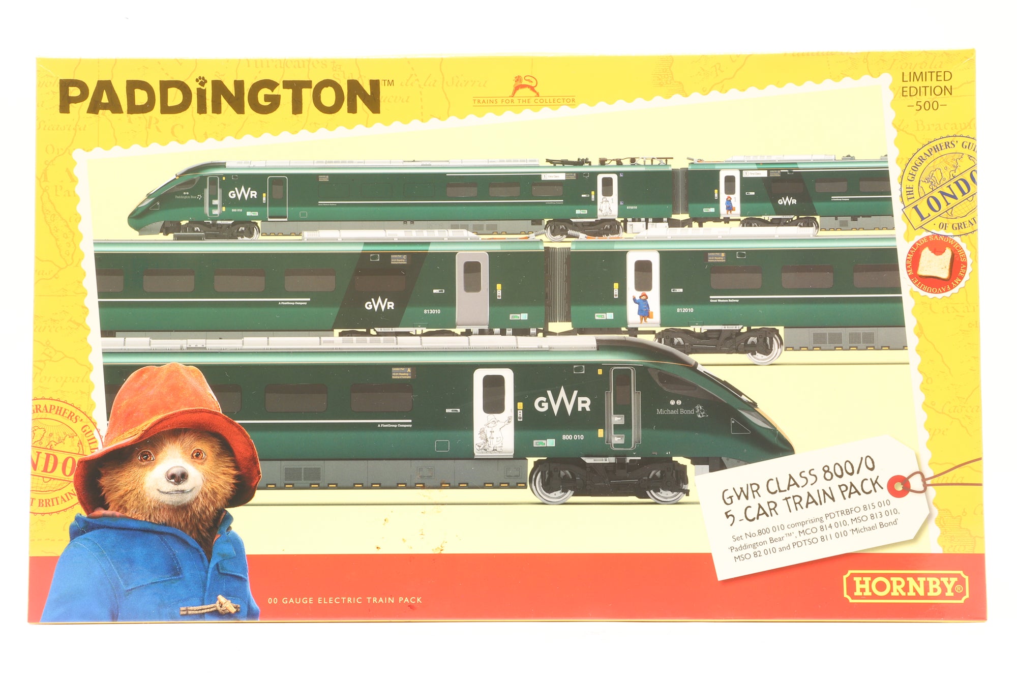 Hornby OO R3691 GWR Class 800 5-Car BMU 60th Anniversary of Paddington Train Pack