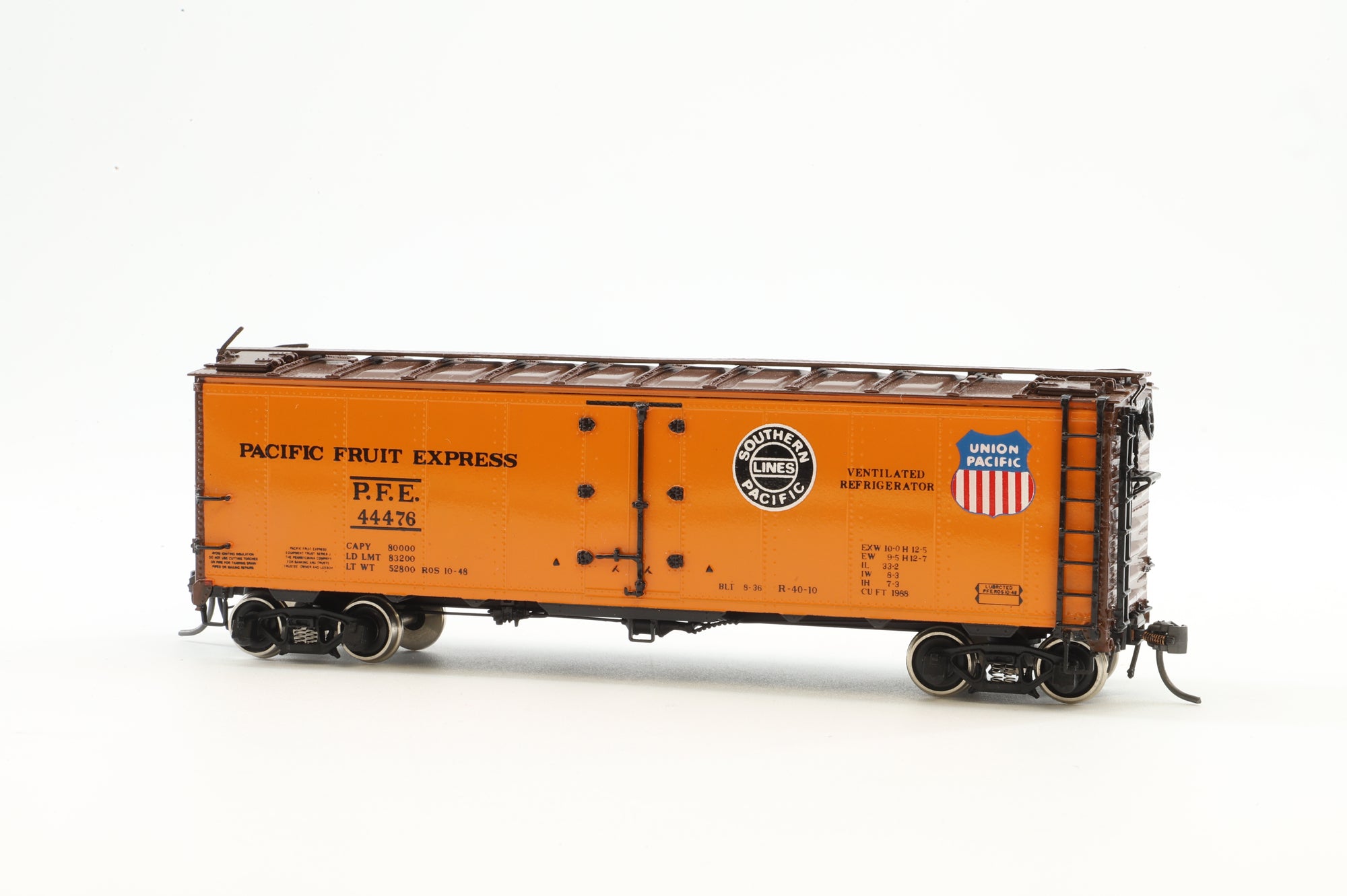 Challenger Imports HO Brass 2136.1 PFE Ice Reefer Class R40-10 '44476'