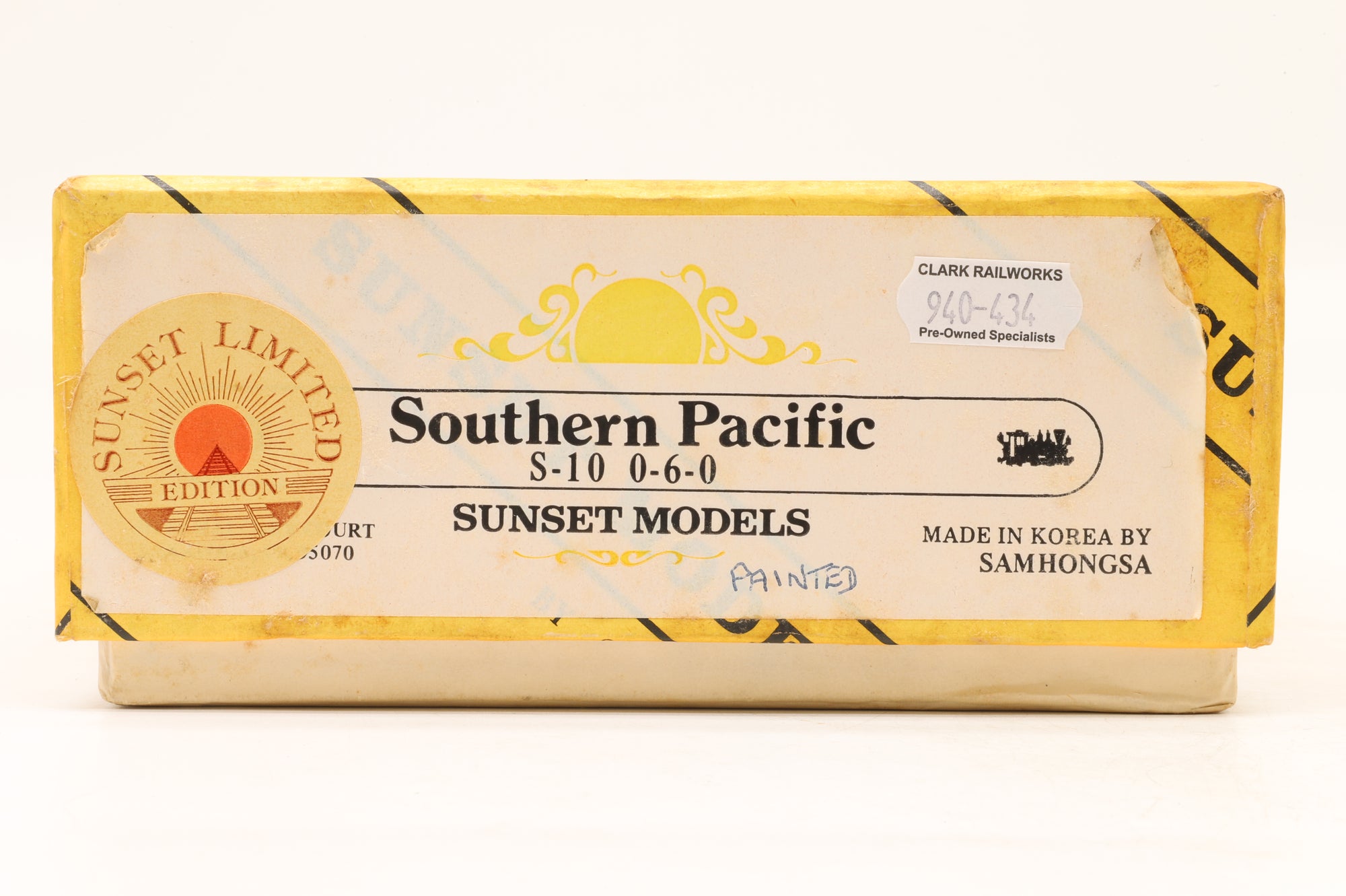 Sunset Models HO Brass Southern Pacific S-10 0-6-0 Factory & Custom Painted & Weathered