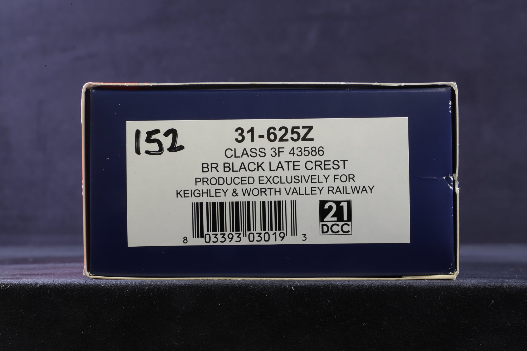 Bachmann OO 31-625Z Class 3F '43586' BR Black L/C Excl. KWVR