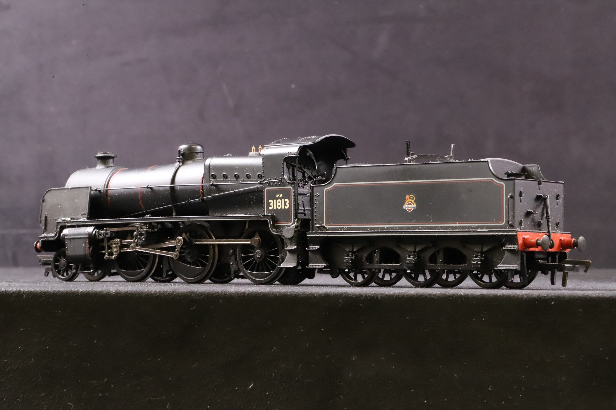 WORKSHOP Bachmann OO 32-152 N Class 31813 in Lined BR Black w/ Late Crests
