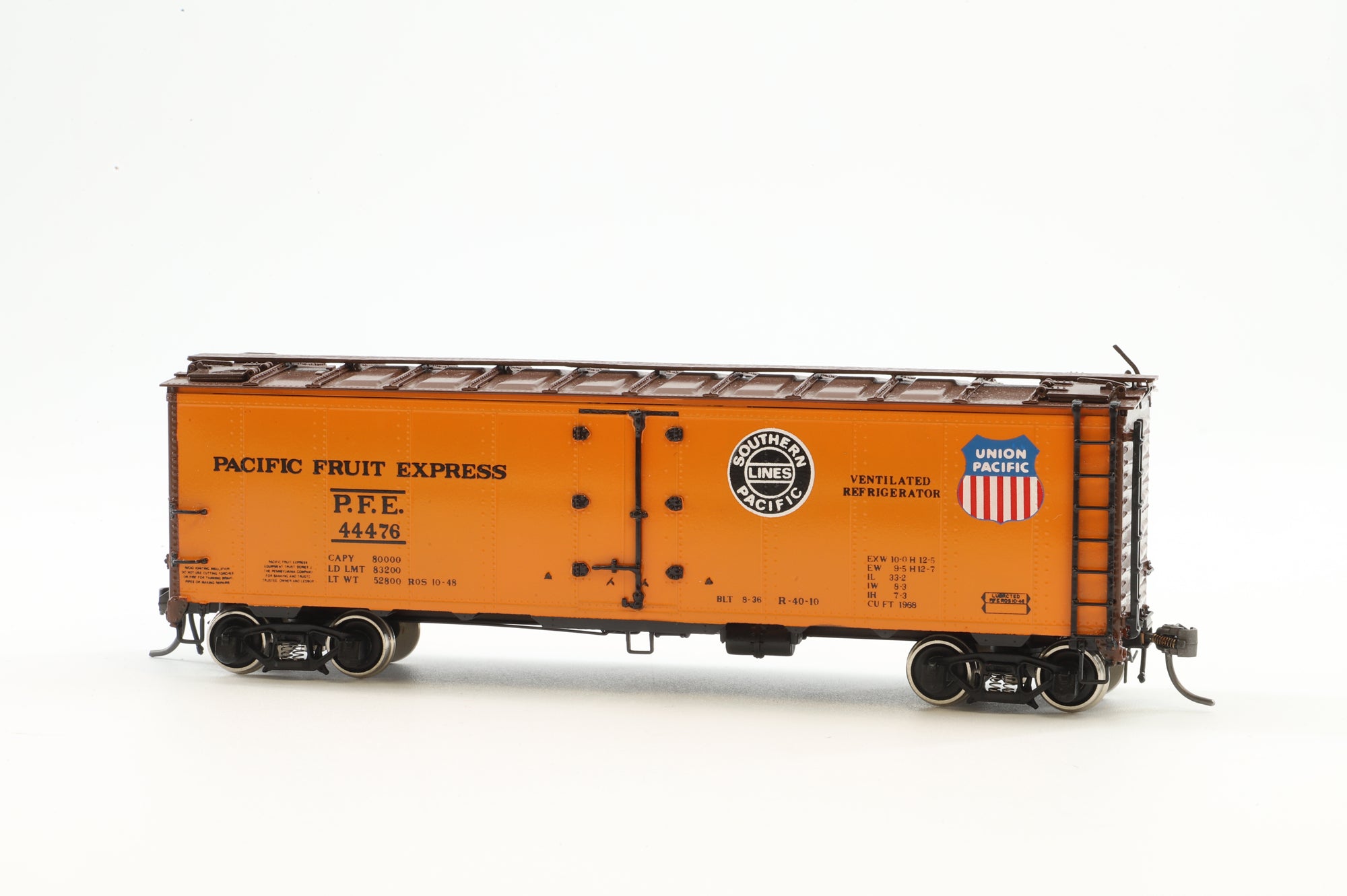 Challenger Imports HO Brass 2136.1 PFE Ice Reefer Class R40-10 '44476'