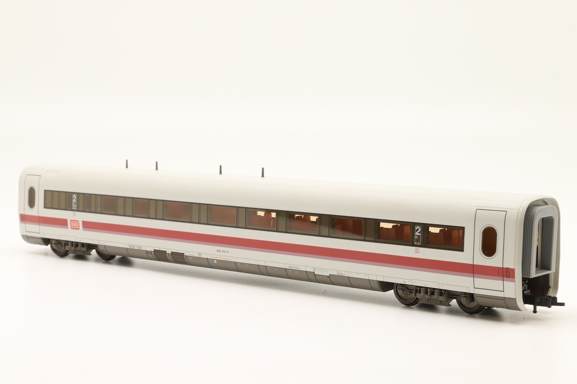 Fleischmann HO Rake Of 5 DB ICE Coaches Inc. 4441, 4454, 4443, 4445 & 4442