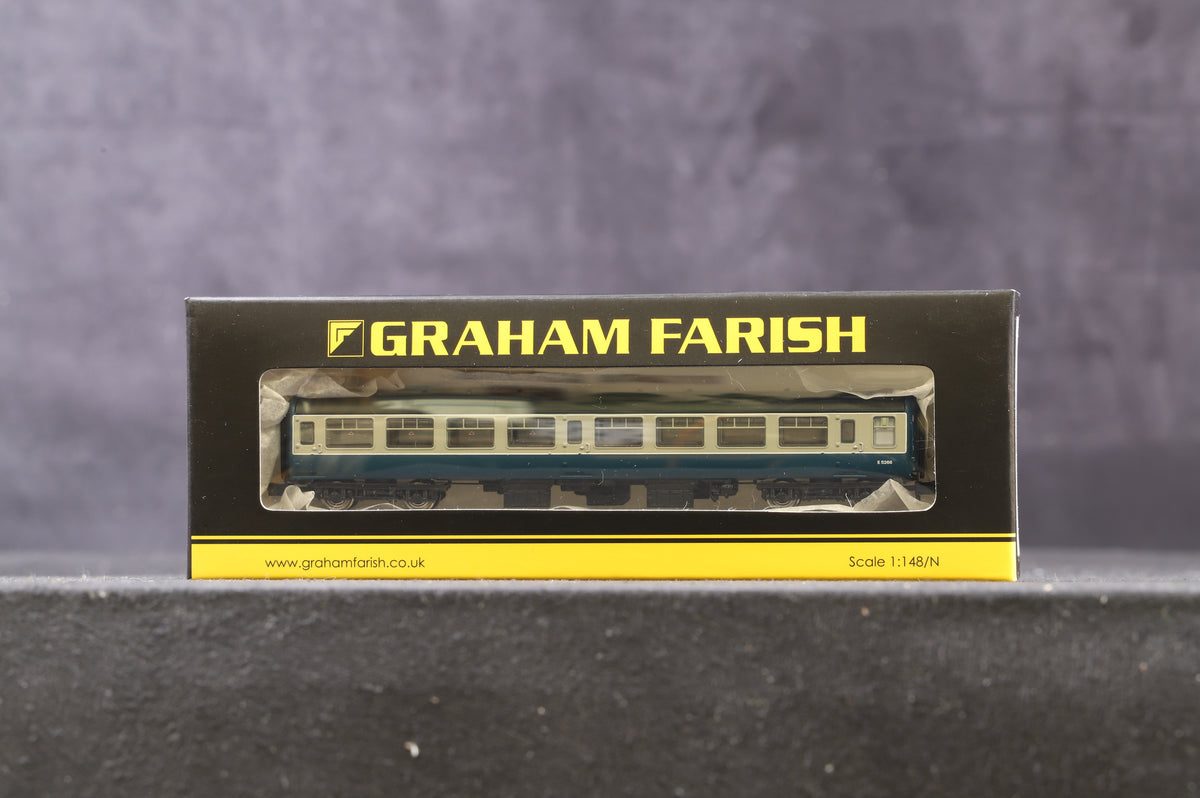 Graham Farish N Rake of 6 Mk2A BR Blue &amp; Grey, Inc. 2 x 374-680A &amp; 4 x 374-710A