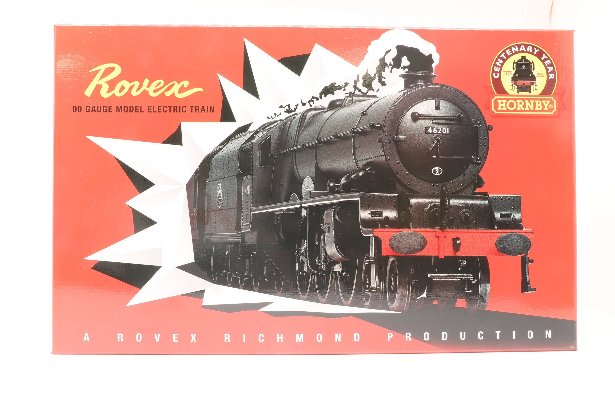 Hornby/Rovex OO R1251M 'Celebrating 100 Years of Hornby' Train Set Incl. Princess Class 46201 'Princess Elizabeth' & 2x Stanier LMS Coaches