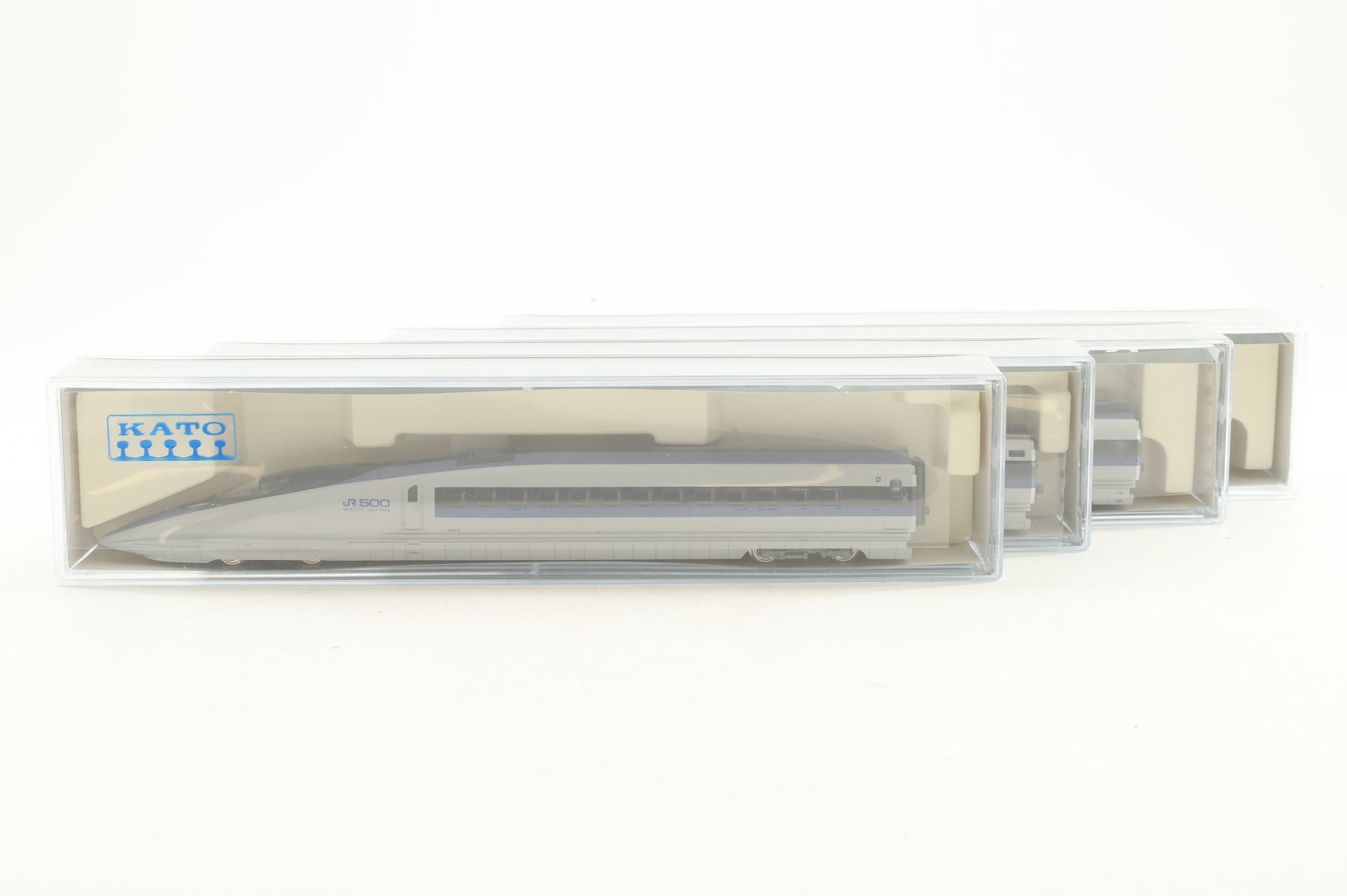 Kato N 10-510 Series 500 4-Car Shinkansen in JR West Japan Blue/Grey