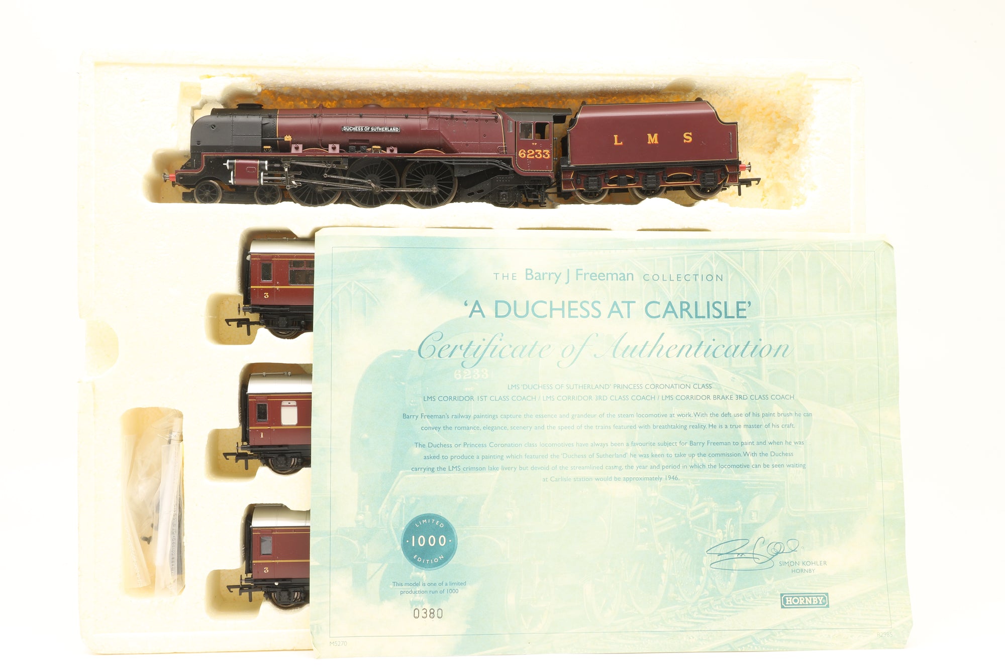 Hornby OO R2985 'A Duchess at Carlisle' Train Set – DCC Sound