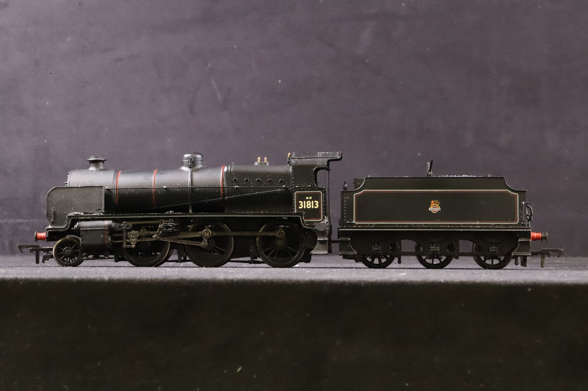WORKSHOP Bachmann OO 32-152 N Class 31813 in Lined BR Black w/ Late Crests