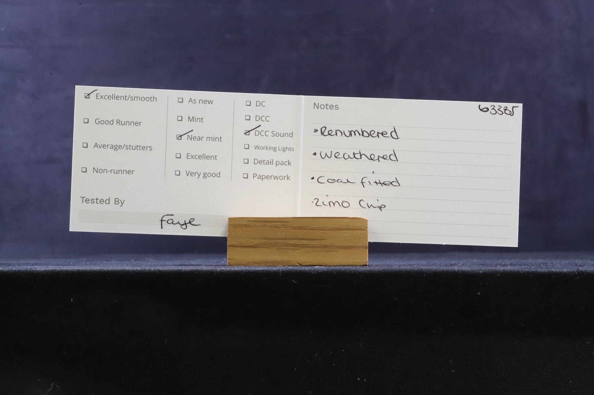 Hornby OO R3426 Class Q6 63385 in BR Black w/ Early Crests - DCC Sound & Weathered