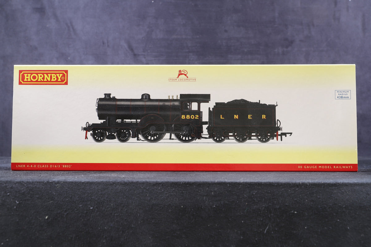 Hornby OO R3521 Class D16/3 &#39;8802&#39; LNER Black