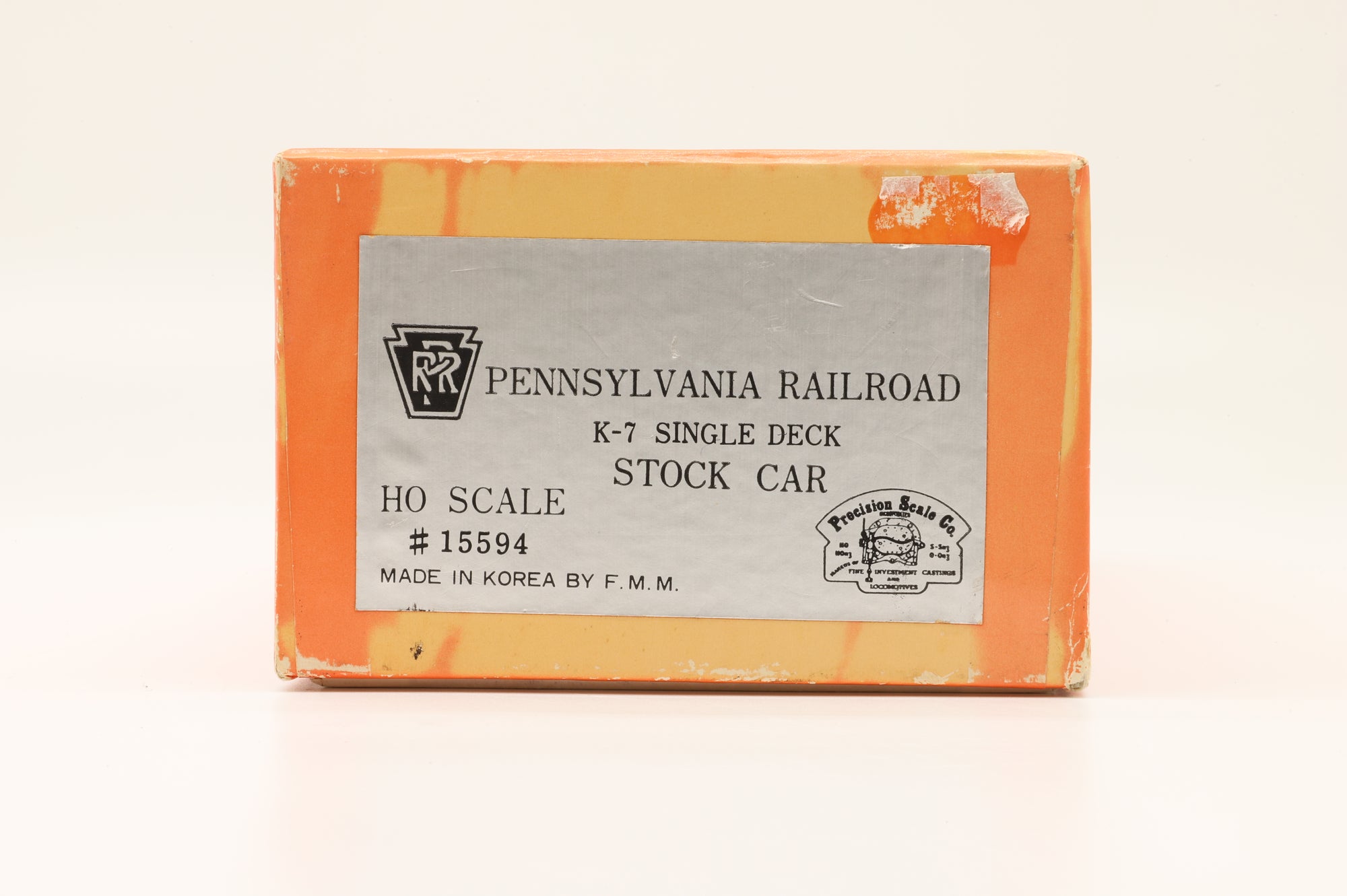 Iron Horse Models HO Brass 15594 PRR K-7 Single Deck Stock Car - Unpainted