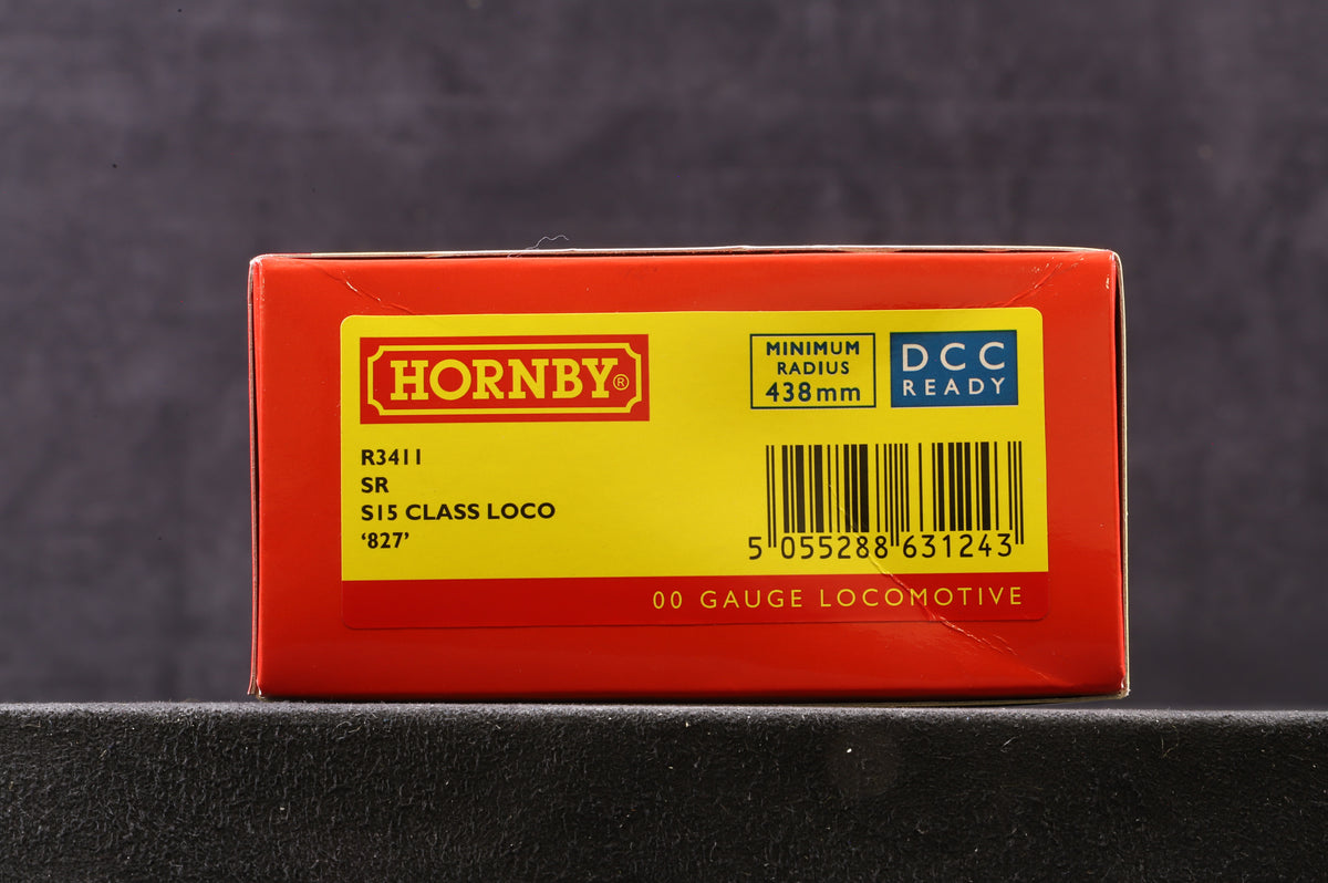 Hornby OO R3411 SR S15 Class Loco &#39;827&#39;