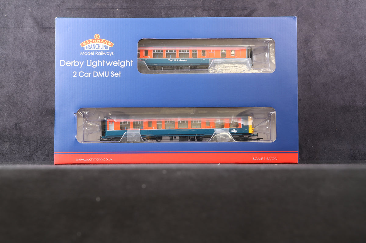 Bachmann OO 32-515Z Derby Lightweight 2 Car DMU Test Unit Gemini BR RTC Excl. Rails Of Sheffield