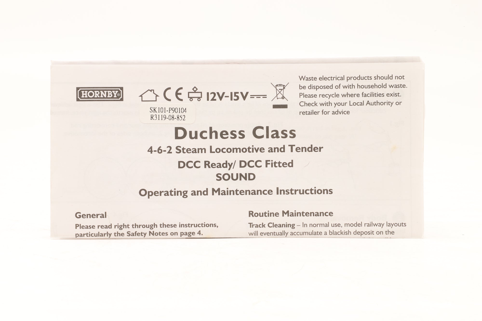 Hornby OO R3119 Princess Coronation Class '6234' LMS Lined Maroon