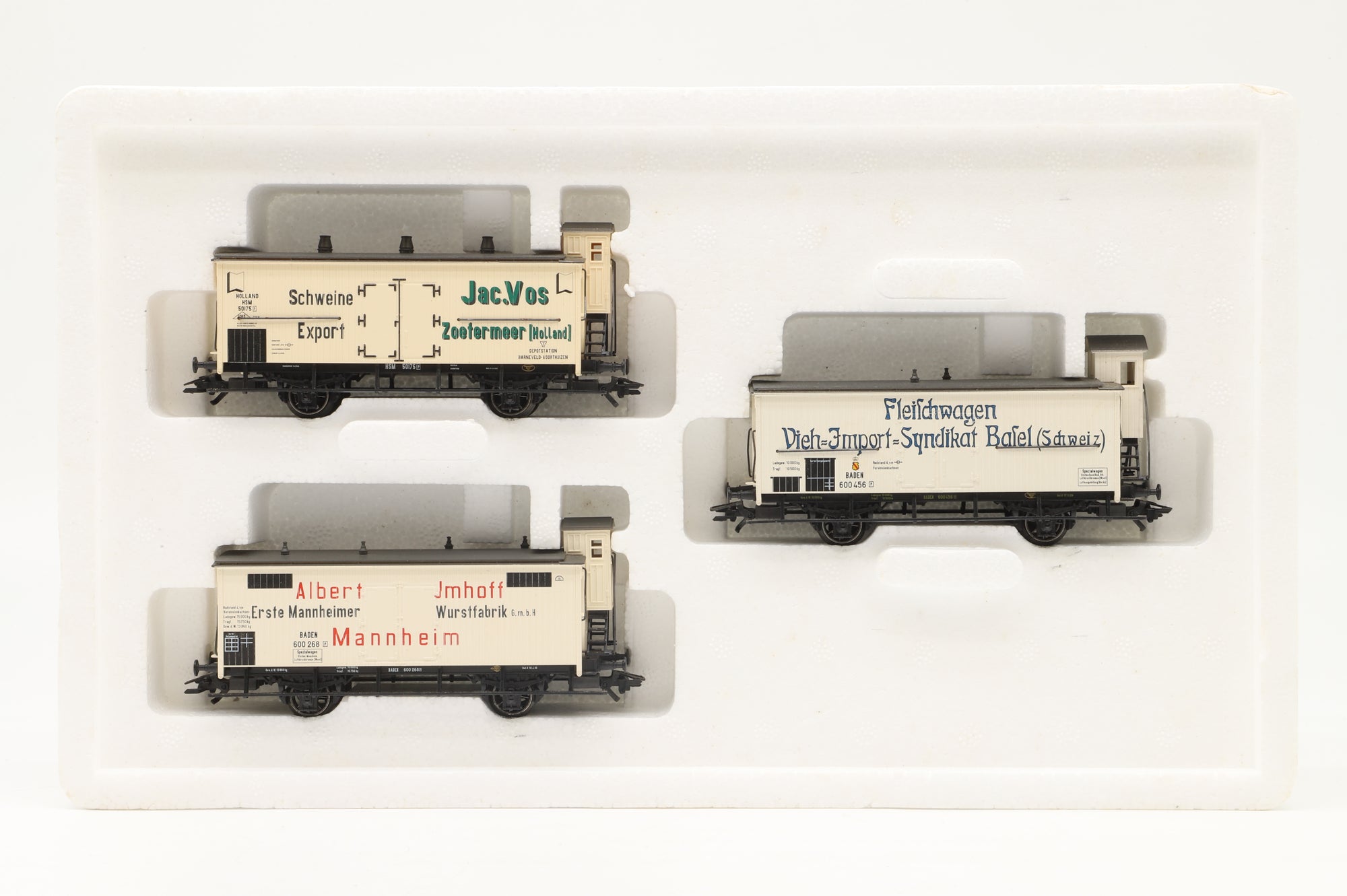 Marklin HO 48922 Meat Transport Car Set
