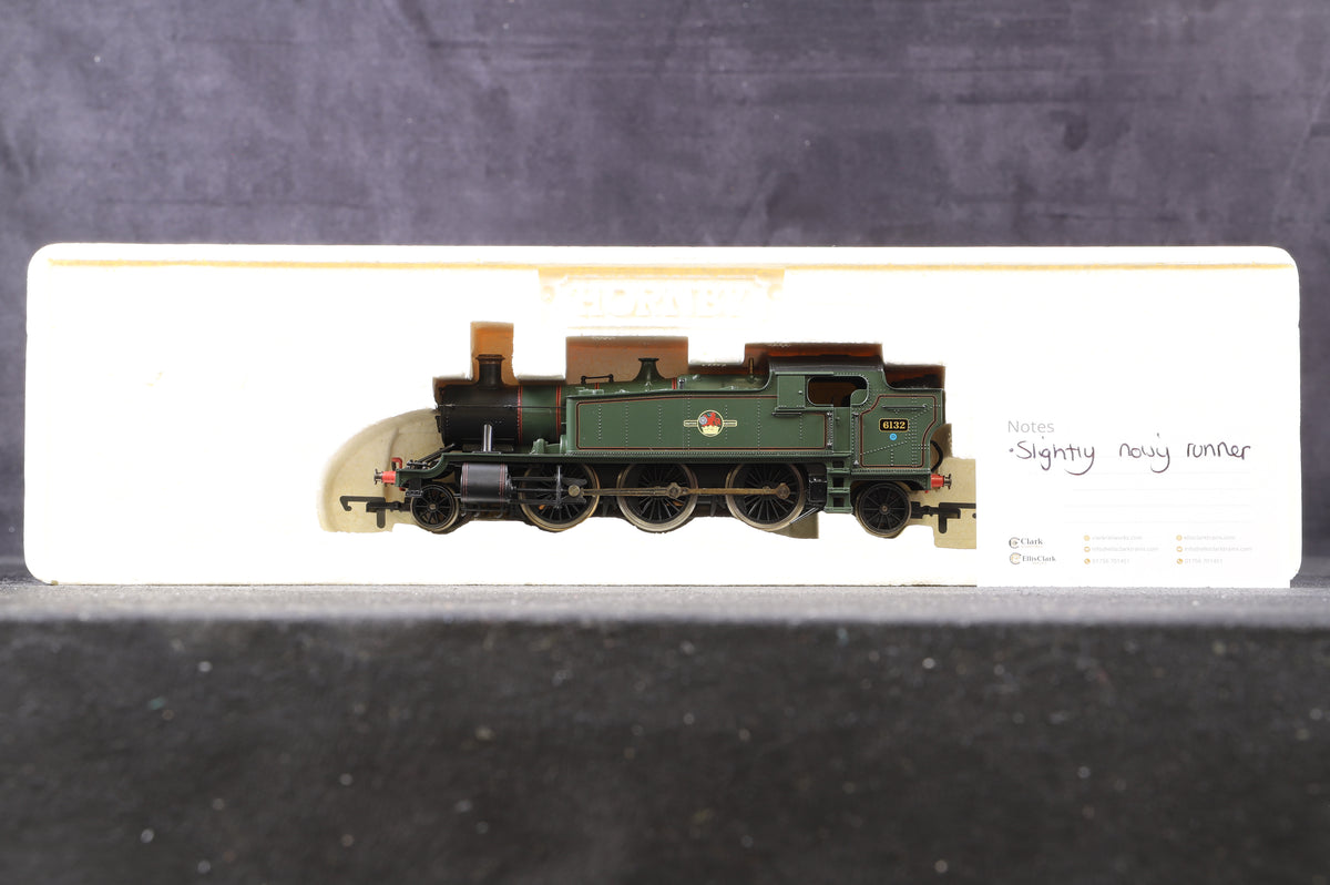 Hornby OO R2357A Class 61xx &#39;6132&#39; BR Lined Green L/C