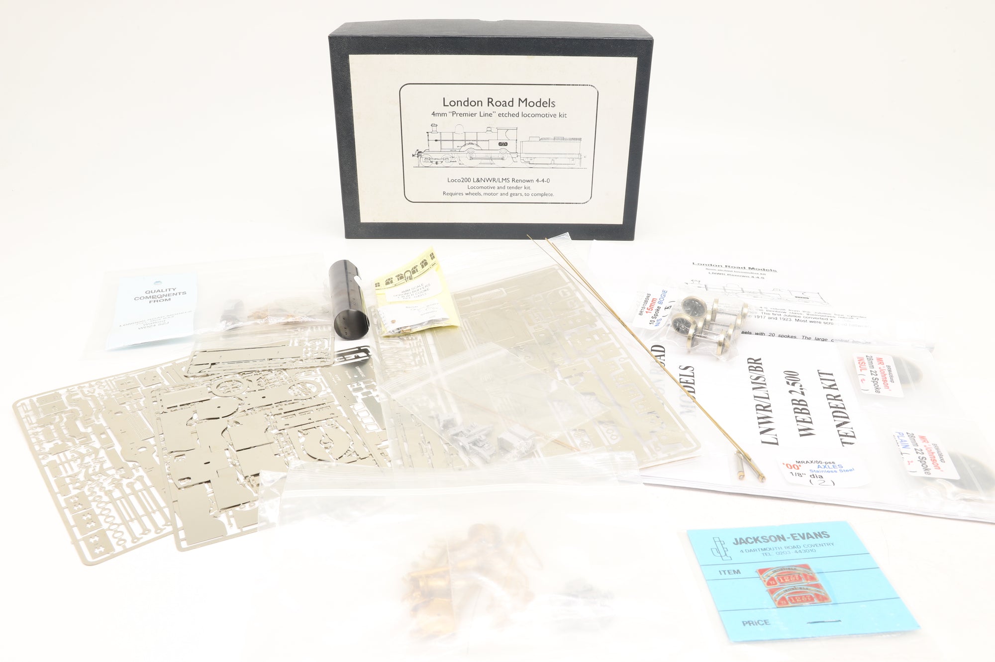 London Road Models OO Loco 200 L&NWR/ LMS Renown 4-4-0 Unstarted Kit