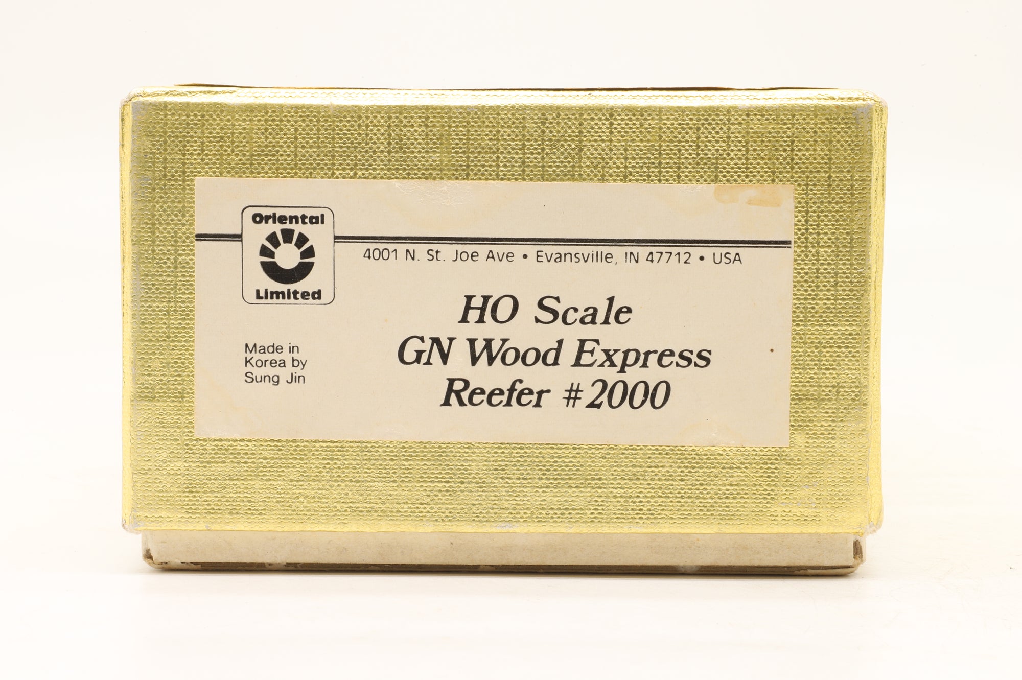 Oriental Limited HO Brass GN Wood Express Reefer Professionally Painted