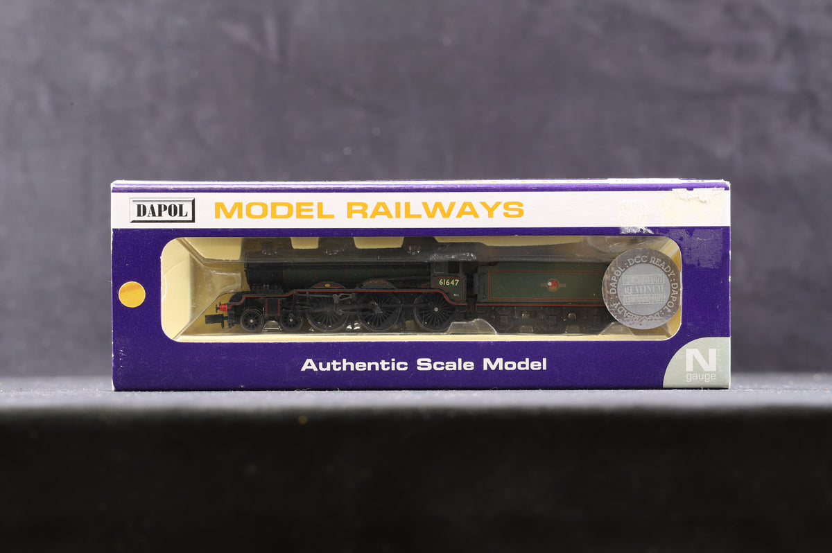 Dapol N ND-079C &#39;B17&#39; &#39;Helmingham Hall&#39; BR Green L/Crest