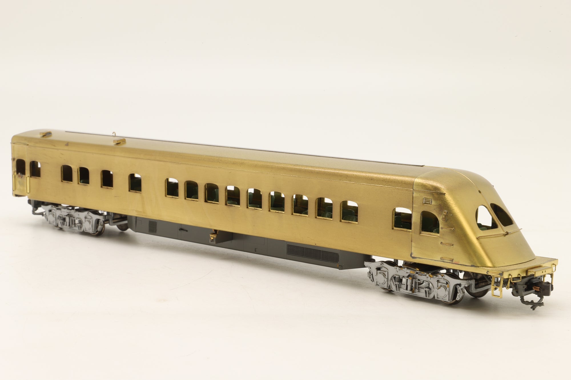 Overland Models HO Brass Milwaukee Parlor Observation Coach Unpainted