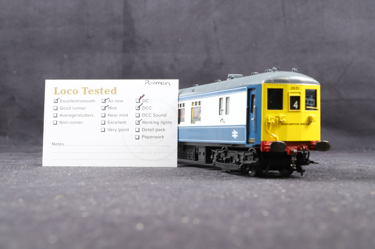 Golden Age Models OO 3051 5 &#39;Brighton Belle&#39; 5 Car EMU Blue &amp; Grey, DCC Fitted