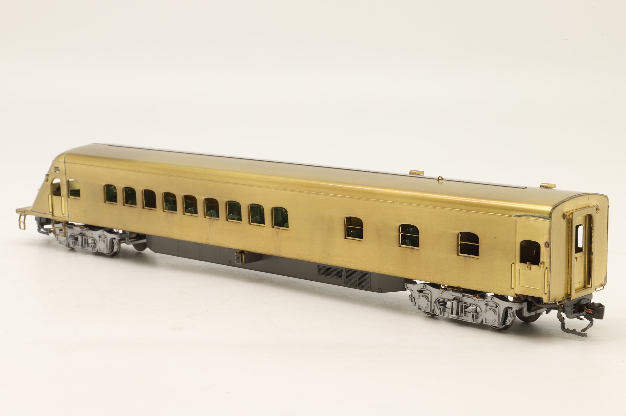 Overland Models HO Brass Milwaukee Parlor Observation Coach Unpainted