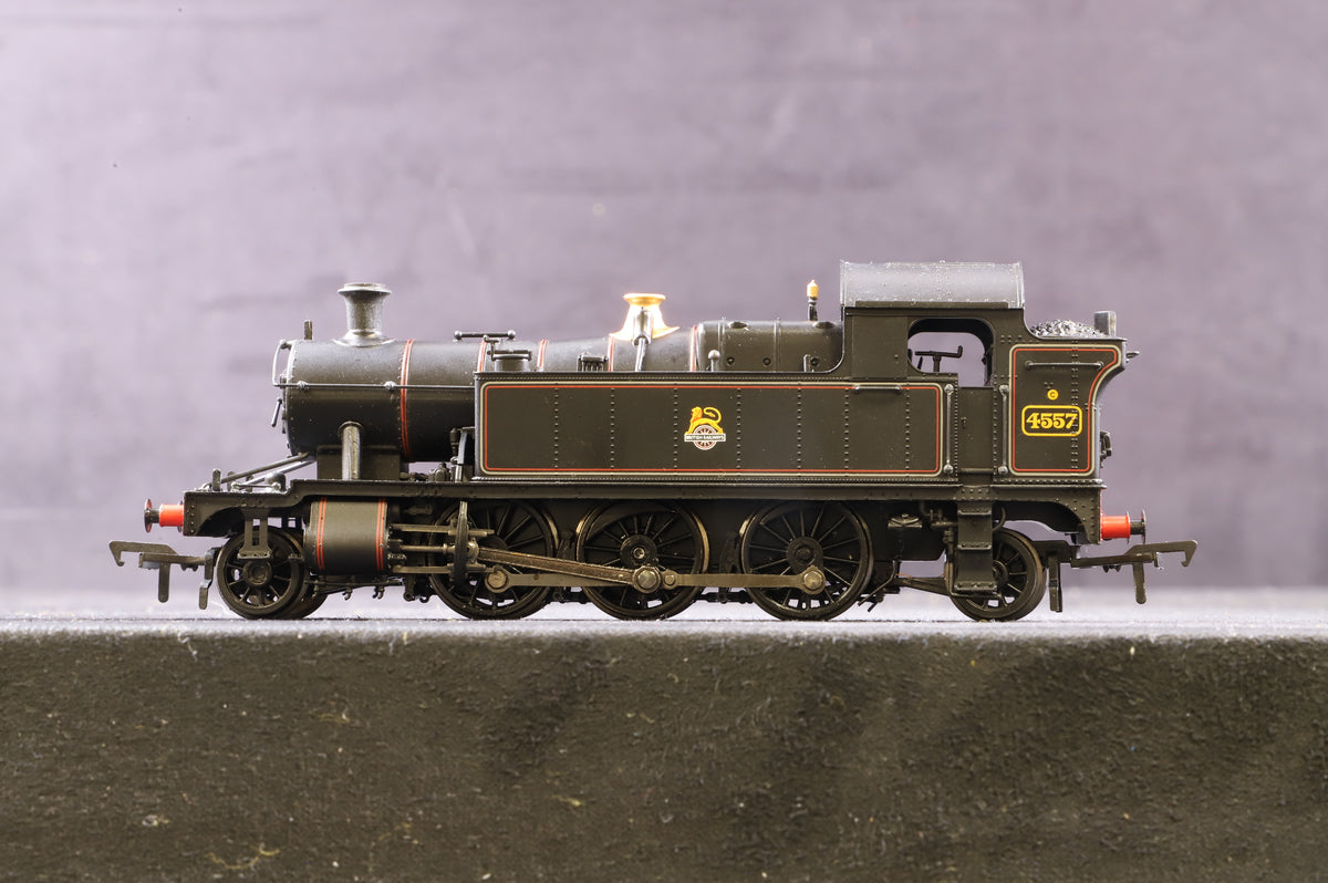 Bachmann OO 32-129 45XX Prairie Tank &#39;4557&#39; BR Lined Black E/Emblem